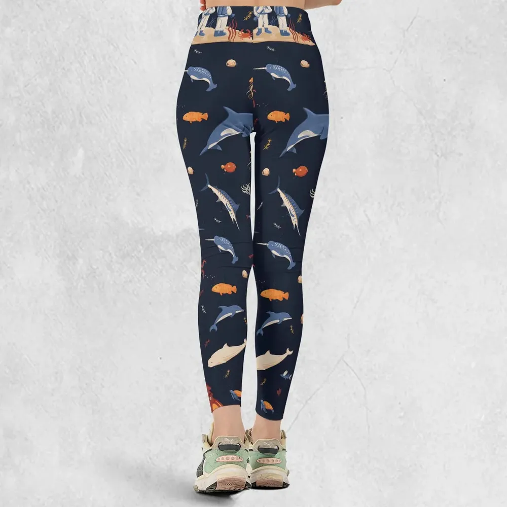 Around The Word Under The Sea Legging - 3