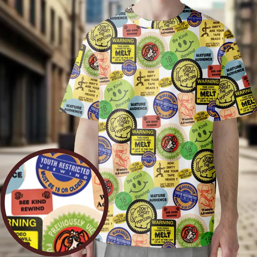 1976 Future Is Here VHS All-Over Print Unisex T-Shirt - 3
