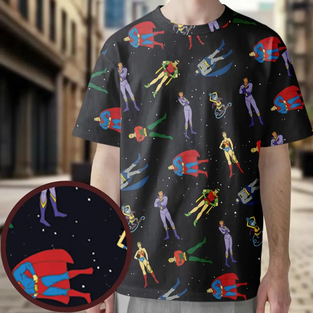 The Super Powers Team Super Friends All-Over Print Unisex T-Shirt - 3