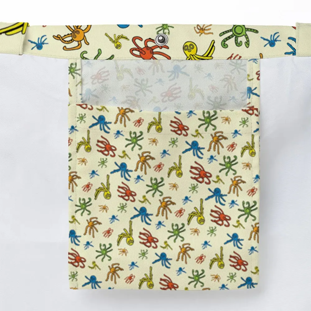 Walks Creeps Tumbles Wacky Wallwalkers Large Tote Bag - 3