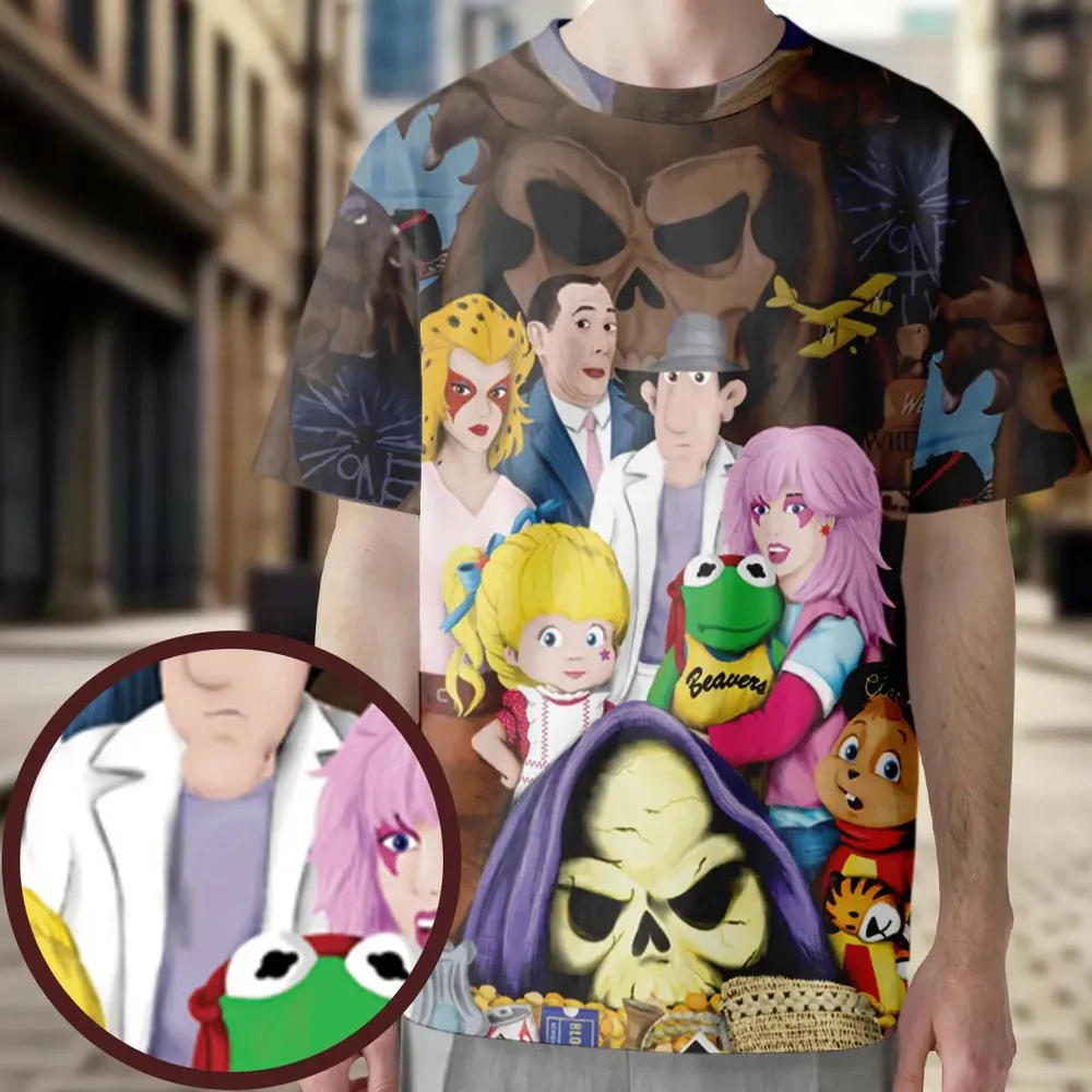 The Eighties All-Over Print Unisex T-Shirt - 3