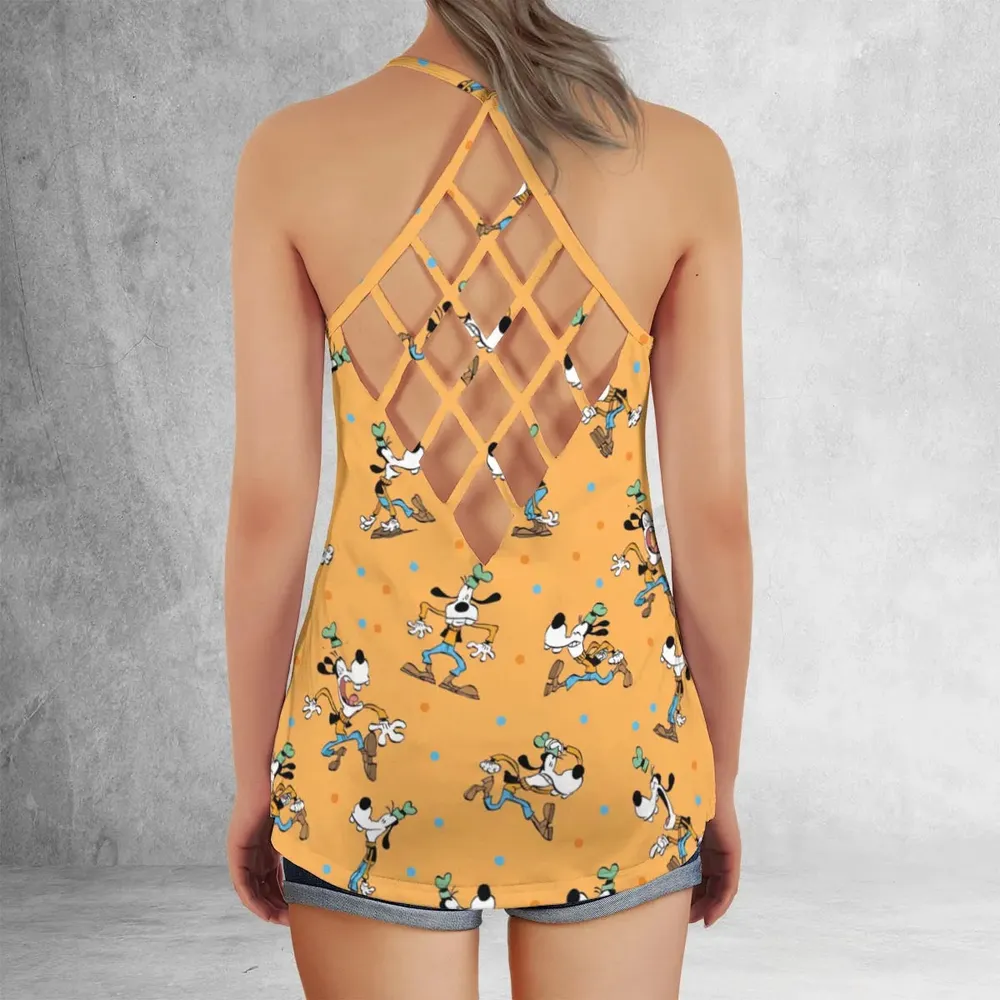 Gawrsh Cool Goofy Criss Cross Tank Top - 3