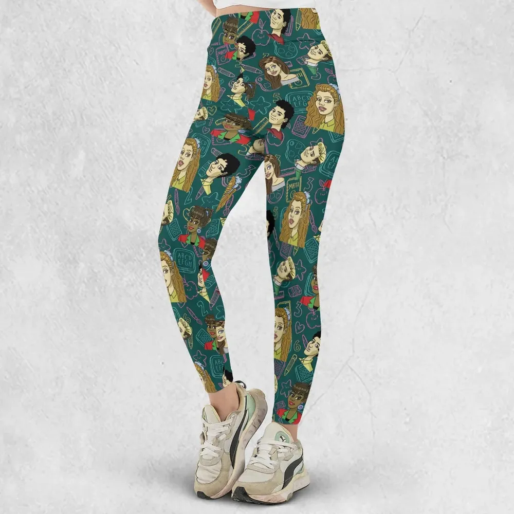Class of 93' Saved By The Bell Legging - 2