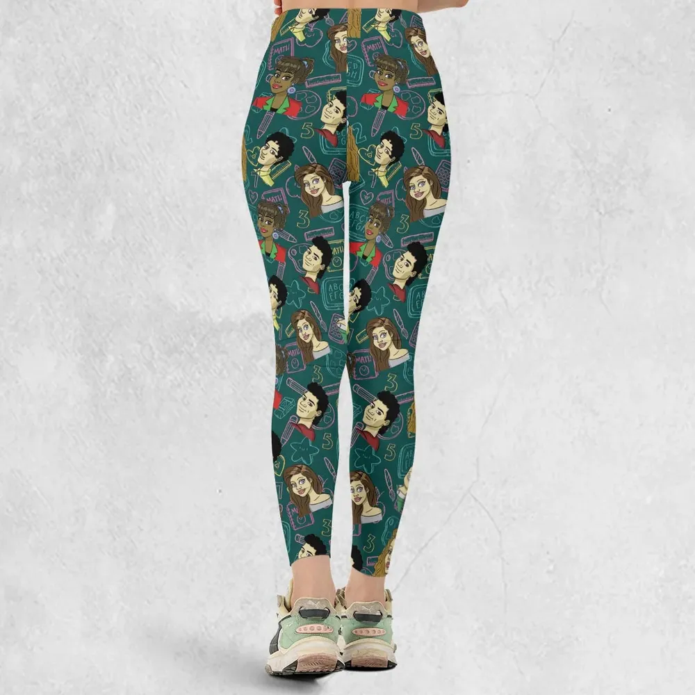 Class of 93' Saved By The Bell Legging - 3