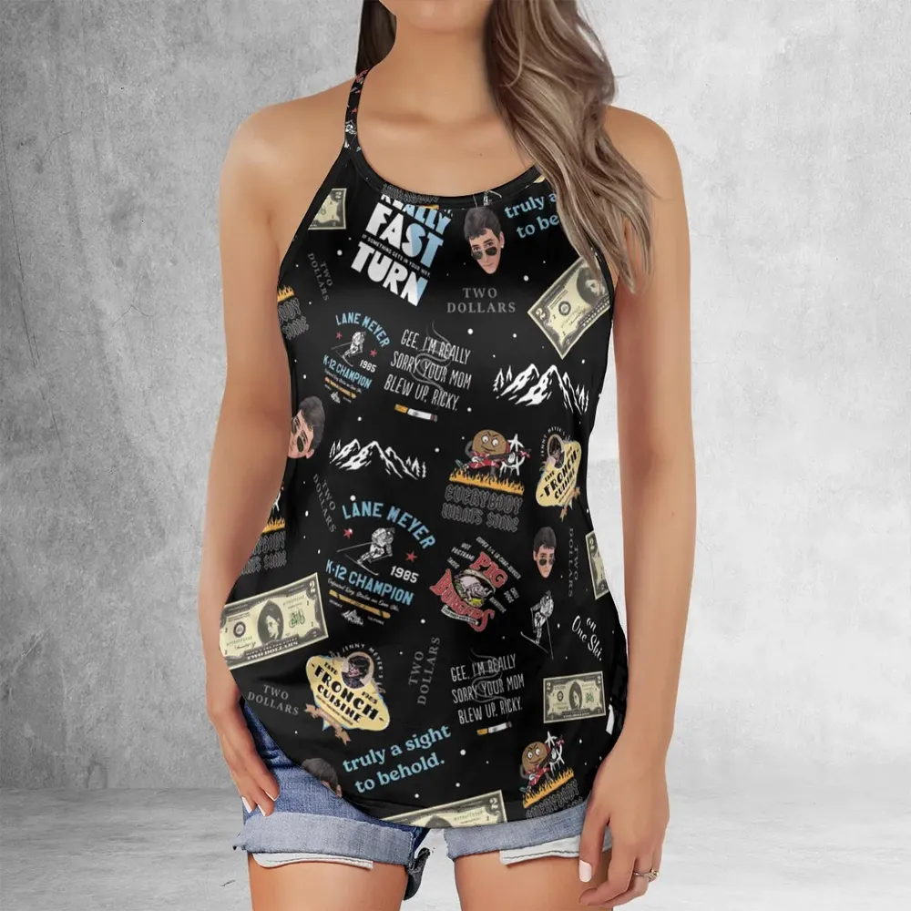 Better Off Dead Criss Cross Tank Top - 2