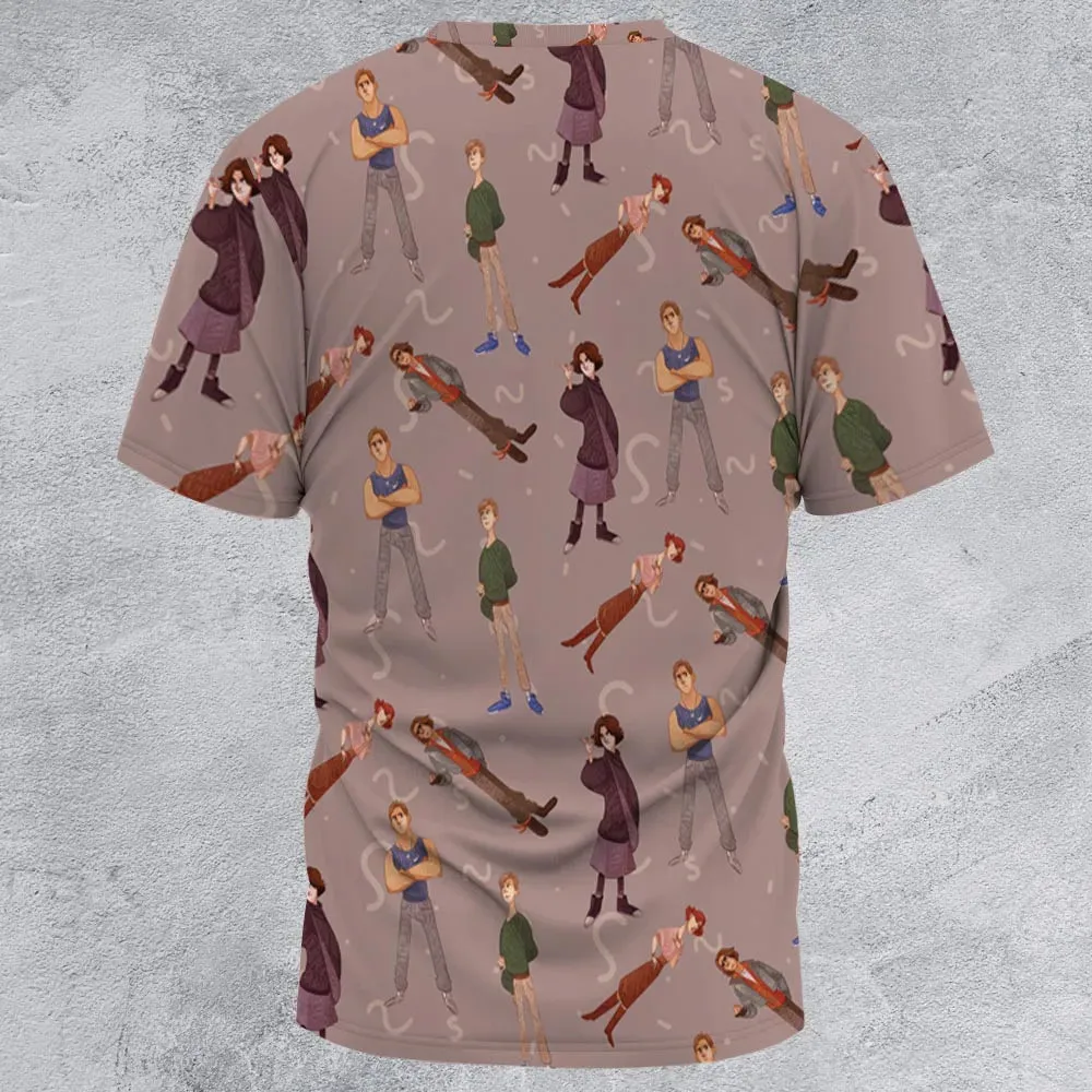 High School Icons The Breakfast Club All-Over Print Unisex T-Shirt - 2