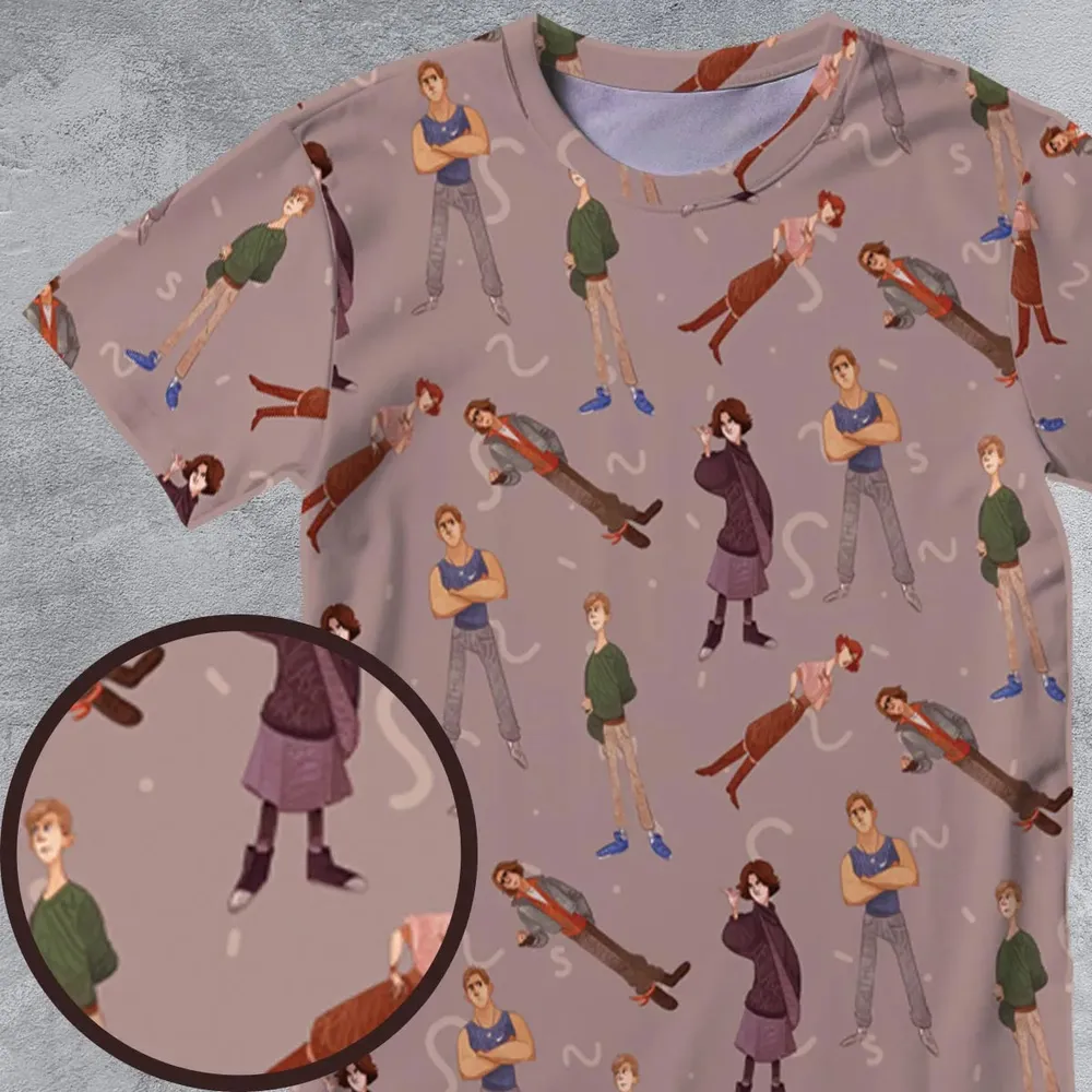 High School Icons The Breakfast Club All-Over Print Unisex T-Shirt - 4