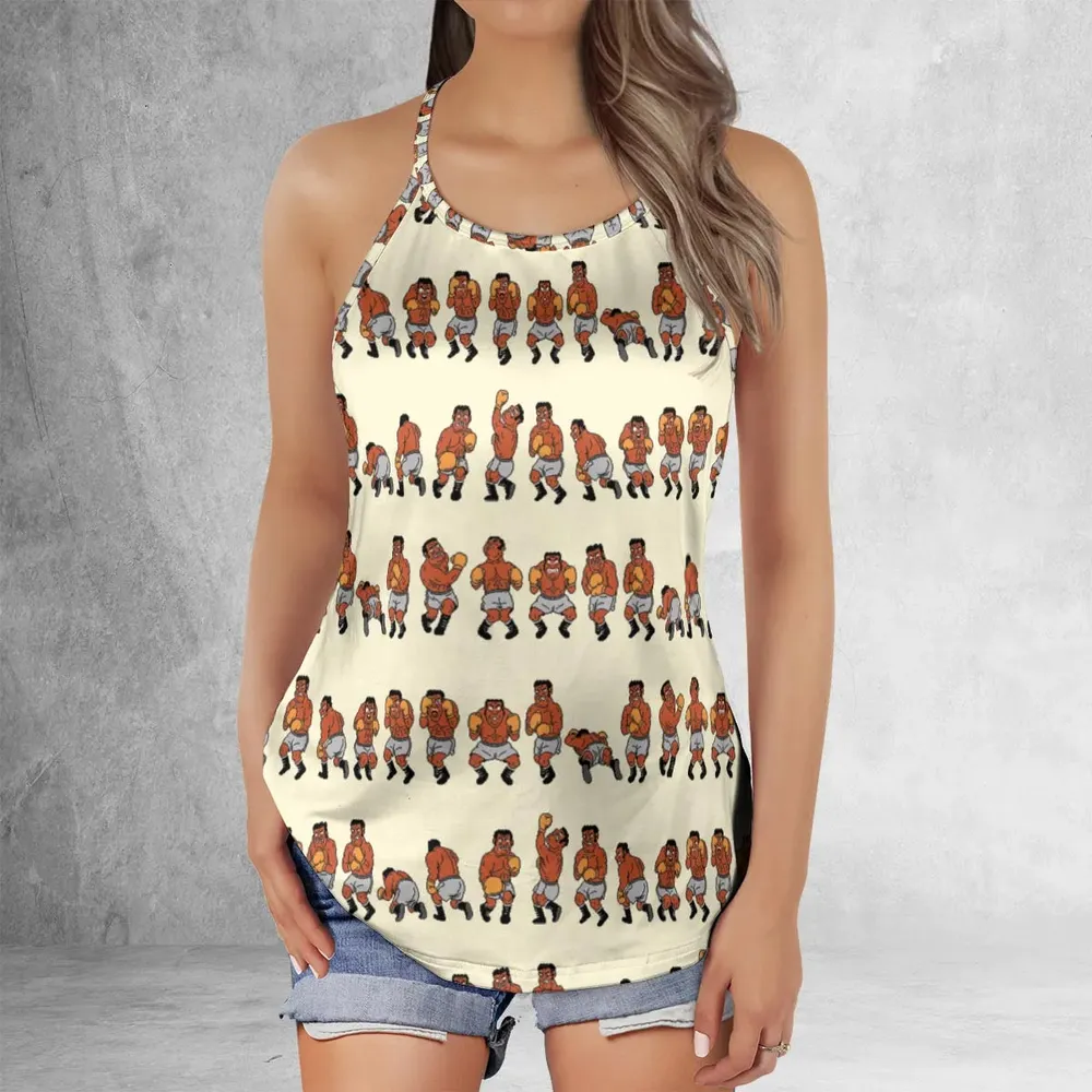 Mike Tyson's Punch-Out!! Criss Cross Tank Top - 2