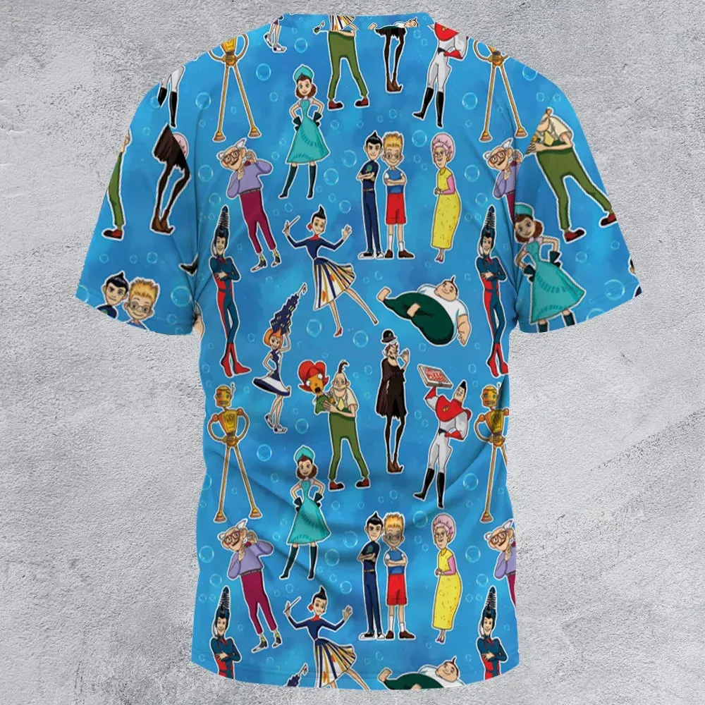 Keep Moving Forwards  Meet The Robinsons All-Over Print Unisex T-Shirt - 2