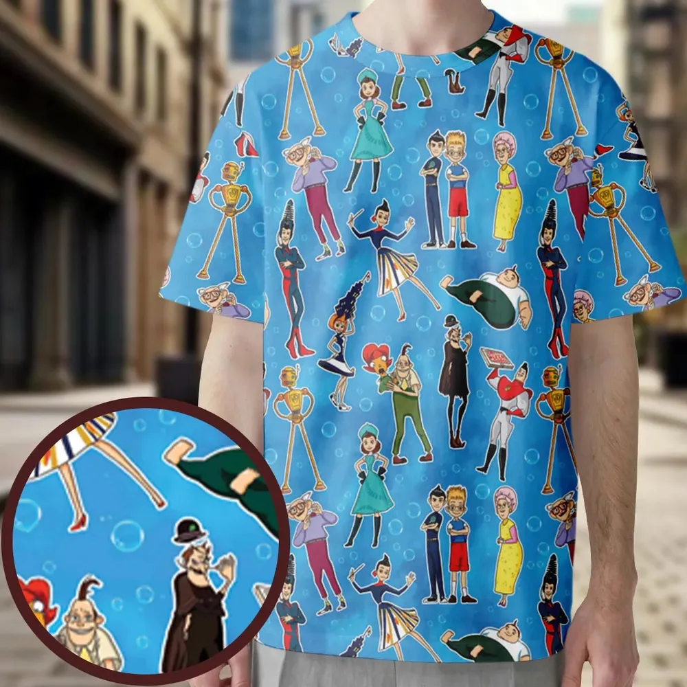 Keep Moving Forwards  Meet The Robinsons All-Over Print Unisex T-Shirt - 3