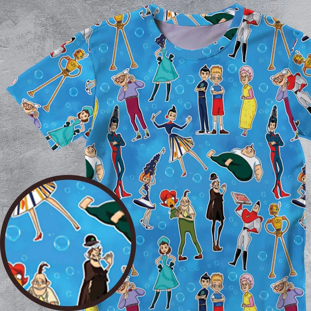 Keep Moving Forwards  Meet The Robinsons All-Over Print Unisex T-Shirt - 4