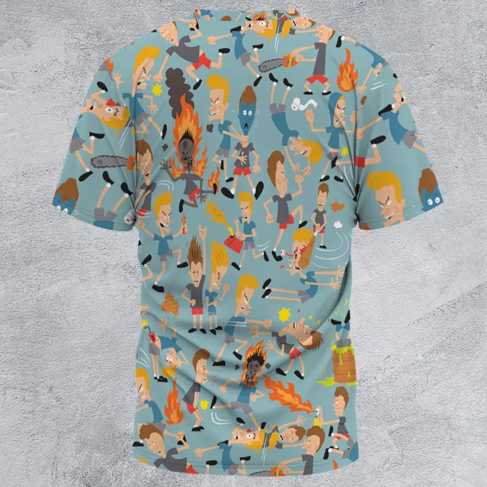 Beavis And Butt-Head Great Cornholio All-Over Print Unisex T-Shirt - 2
