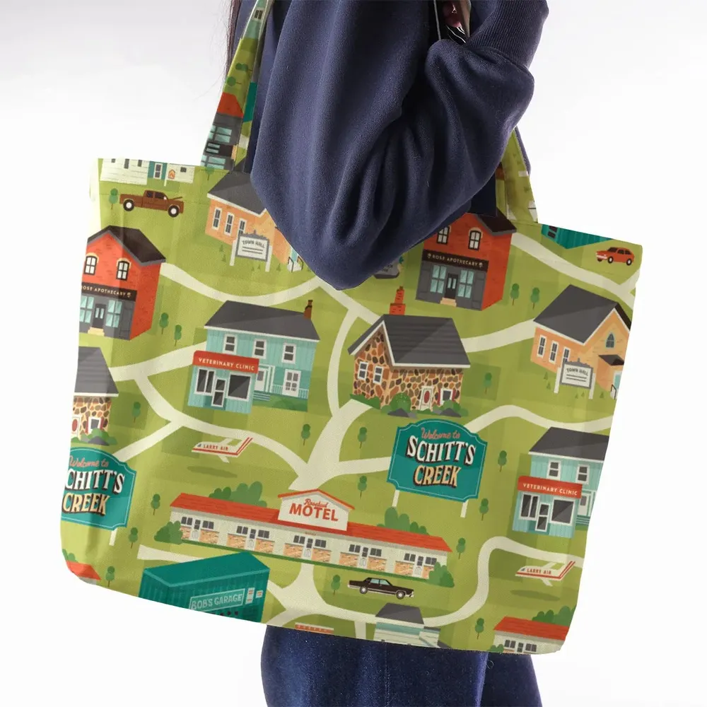Schitt's Creek Town Map Large Tote Bag - 2
