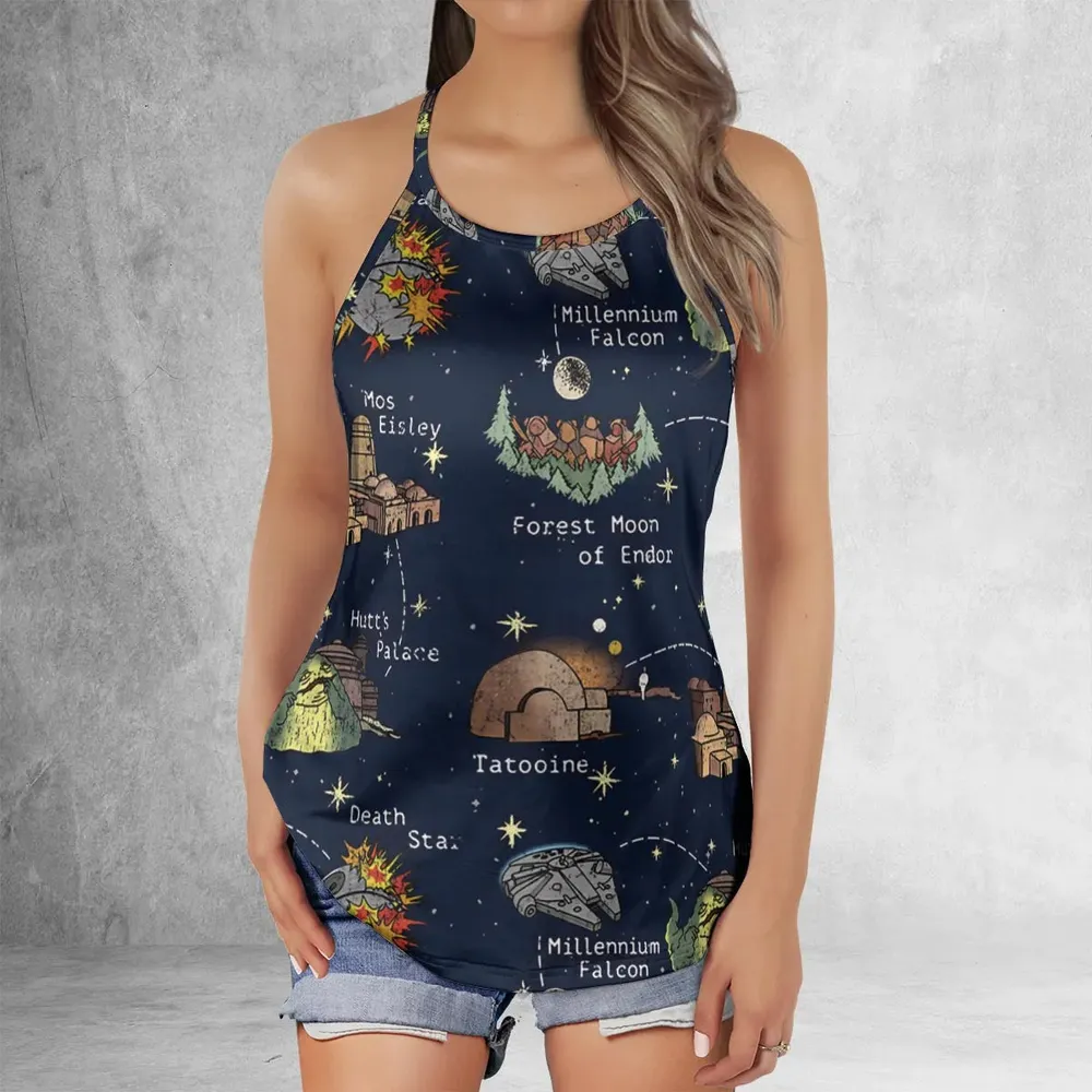 Points of Interest Star Wars Criss Cross Tank Top - 2