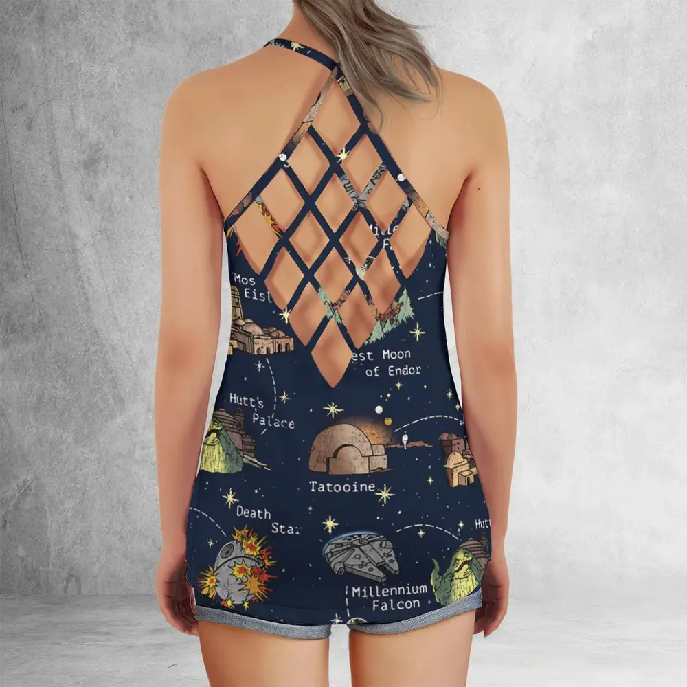 Points of Interest Star Wars Criss Cross Tank Top - 3