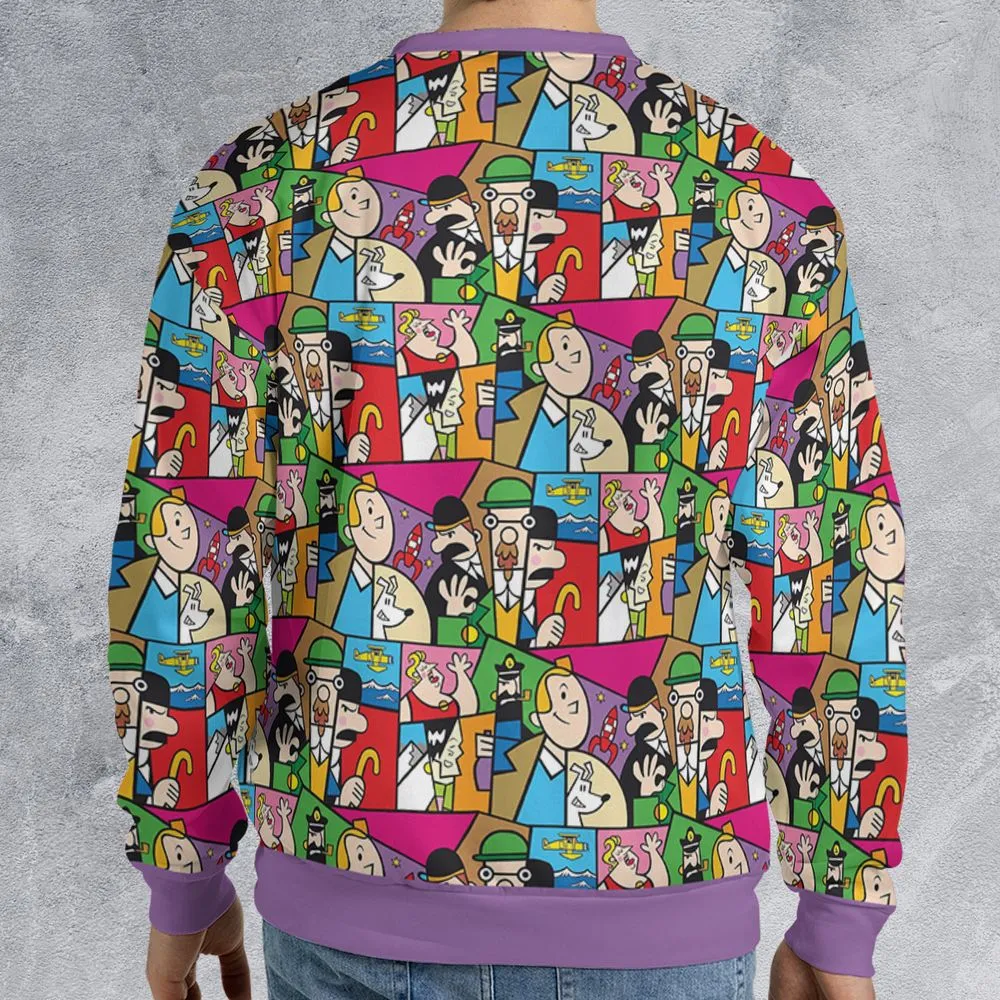 All-over Print Sweatshirt - UU5DRUCV -  - 2