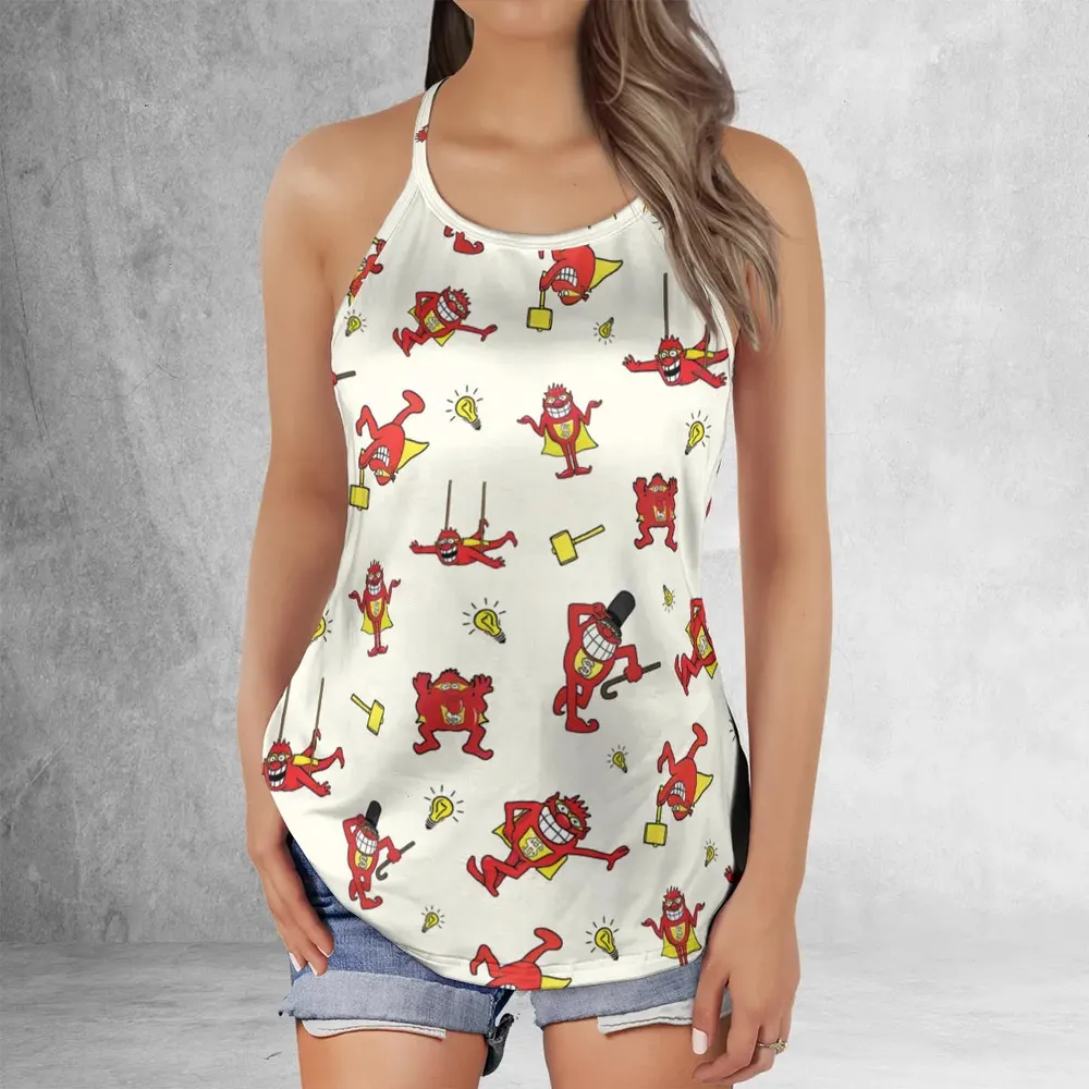 Whammies Press Your Luck Criss Cross Tank Top - 2