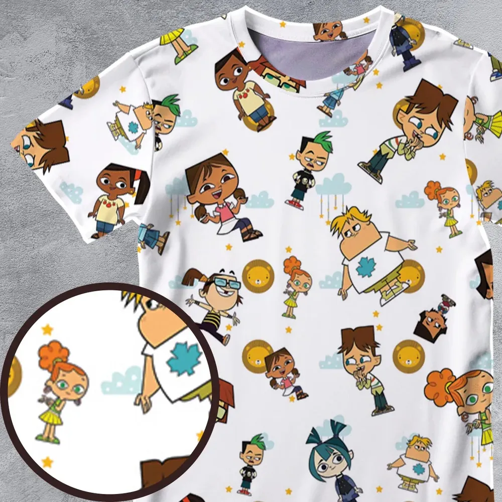 Drama Llamas Total Drama All-Over Print Unisex T-Shirt - 4