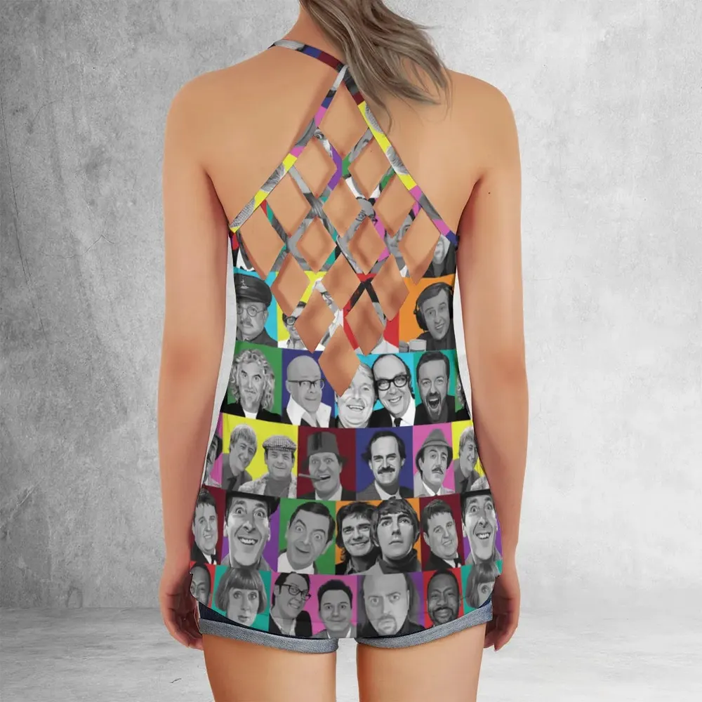 Laughter is the Best Medicine Criss Cross Tank Top - 3