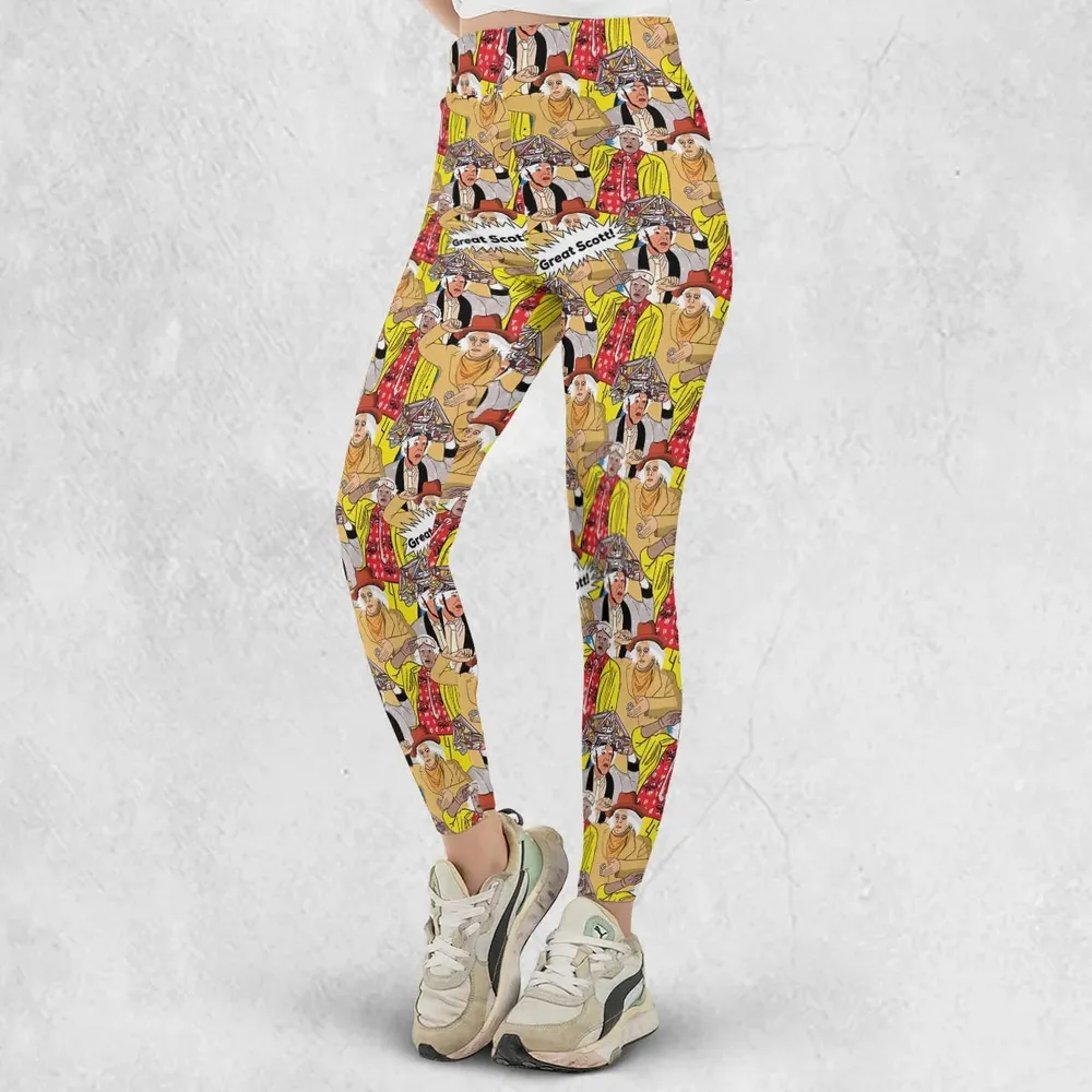 Great Scott Back to the Future Legging - 2