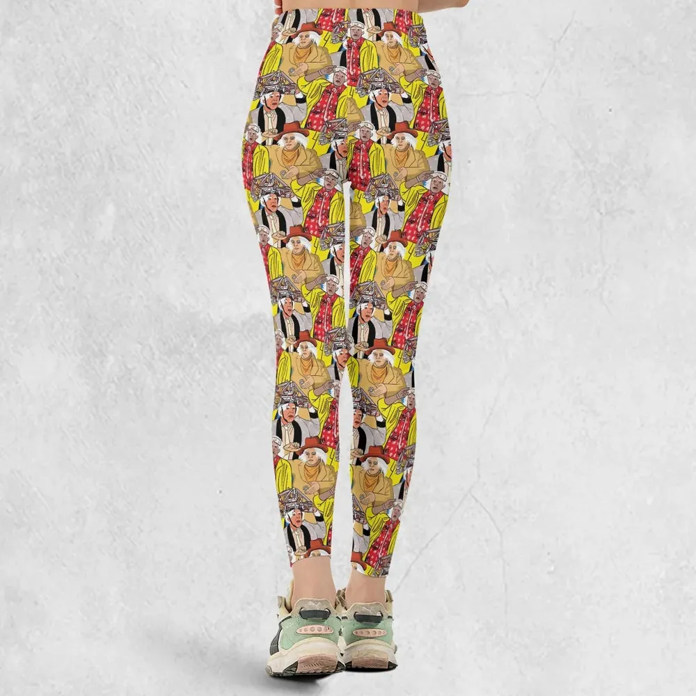 Great Scott Back to the Future Legging - 3