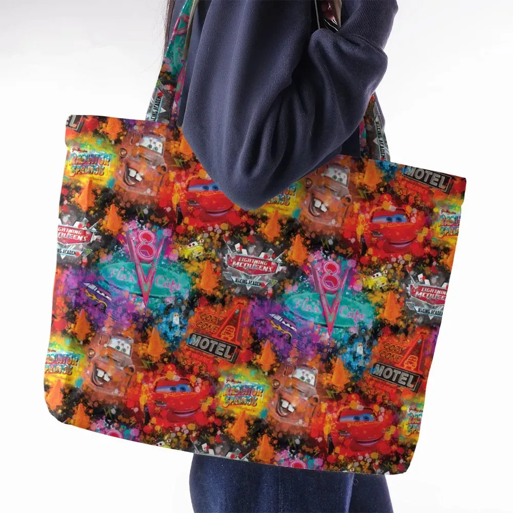 Neon Radiator Spring Cars Large Tote Bag - 2