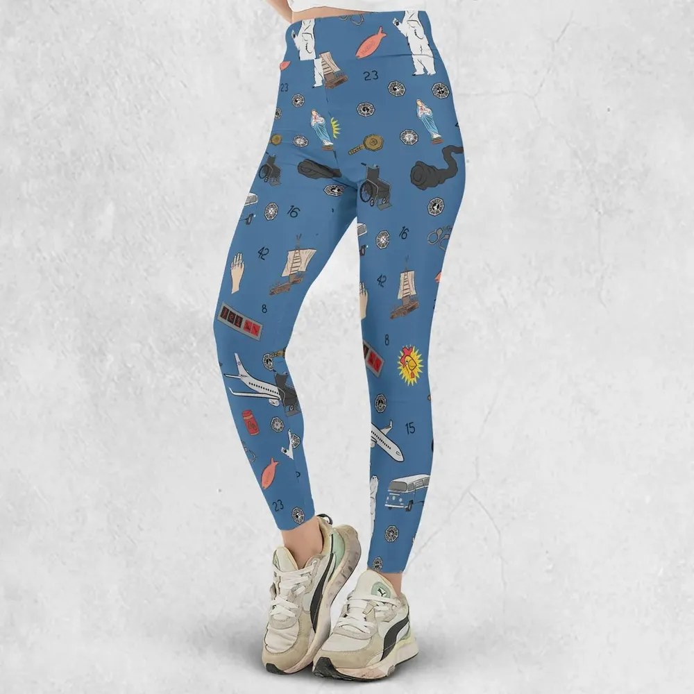Get Lost Again Lost TV Show Legging - 2