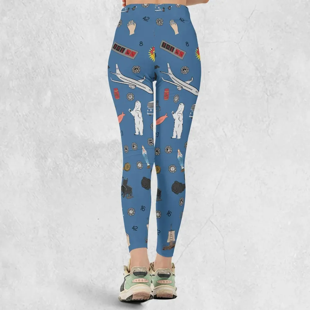 Get Lost Again Lost TV Show Legging - 3