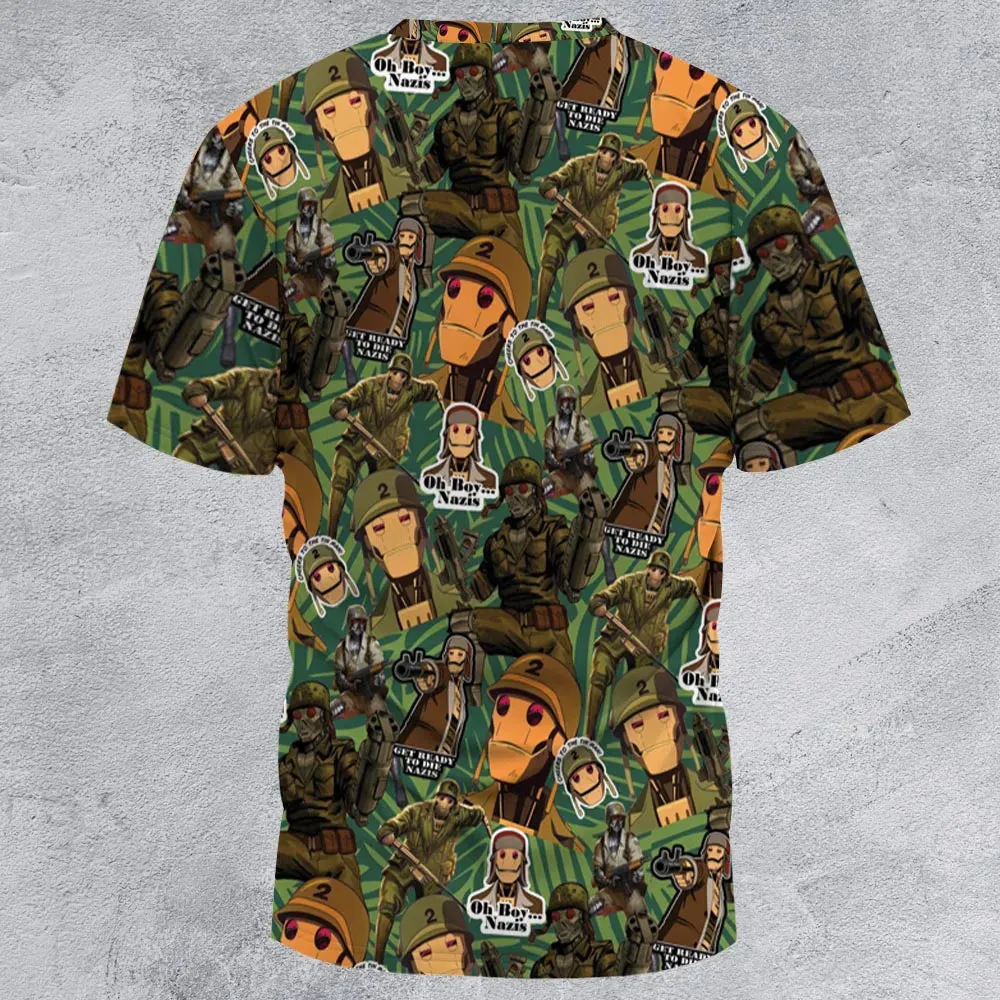 GI Robot Creature Commandos All-Over Print Unisex T-Shirt - 2