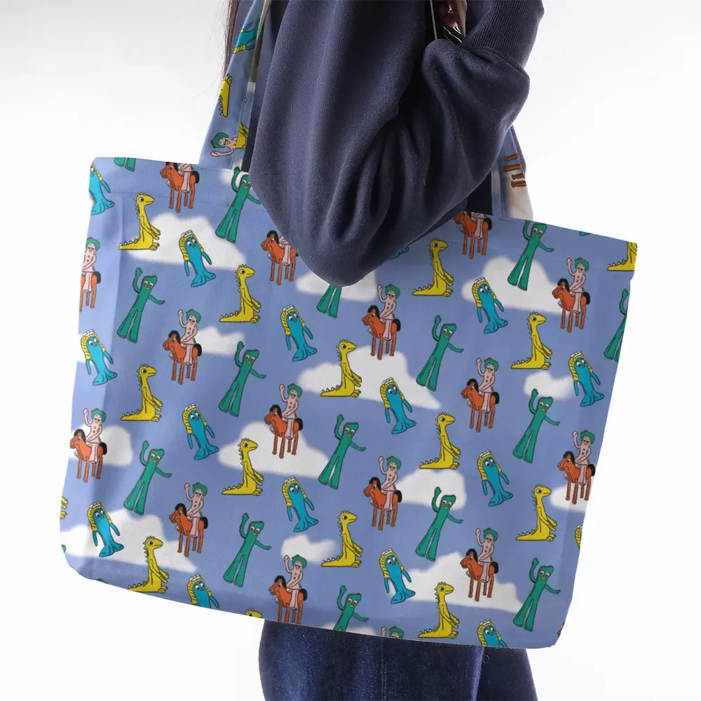 Gumby Characters Large Tote Bag - 2