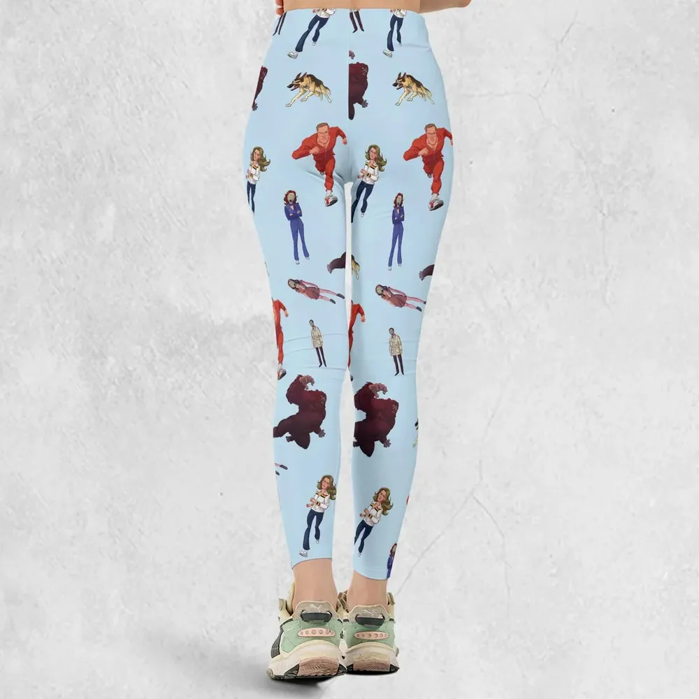 The Six Million Dollar Man and the Bionic Woman Legging - 3
