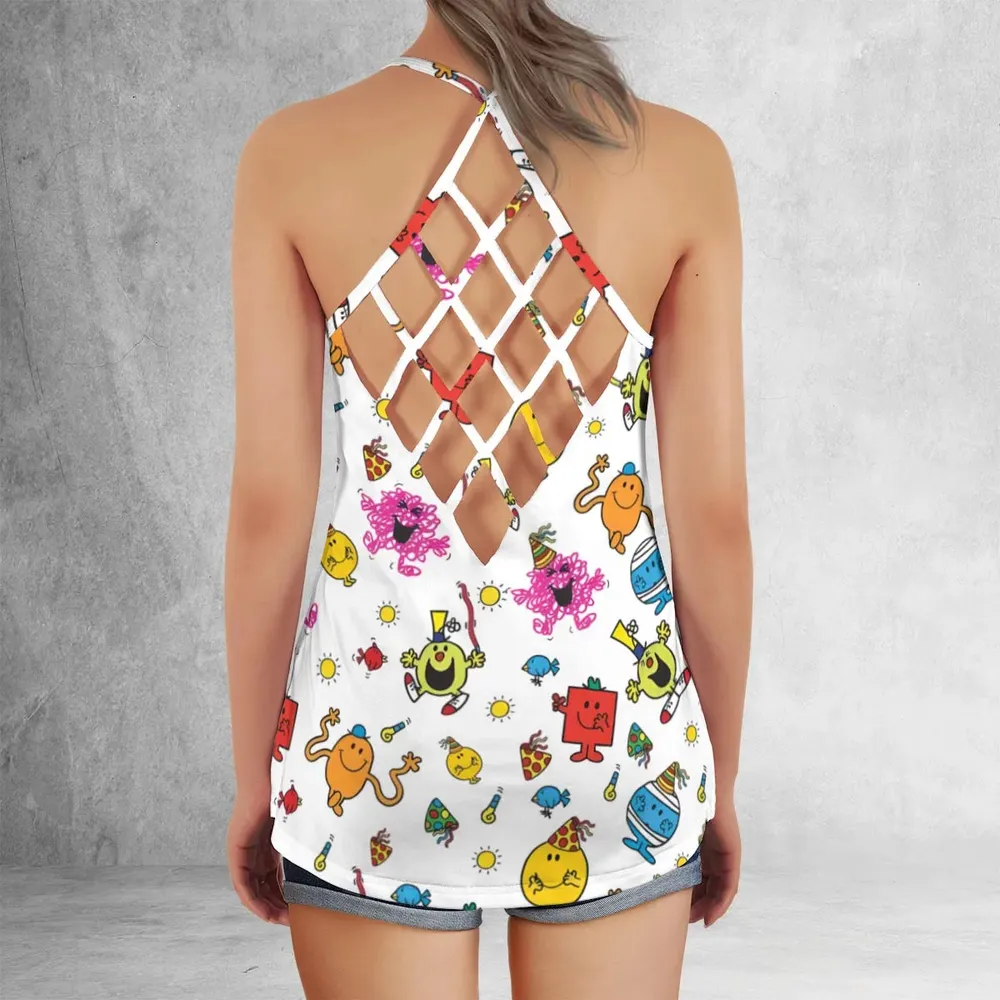Party Mr. Men Little Miss Criss Cross Tank Top - 3