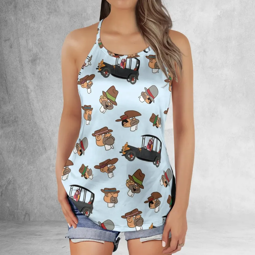 The Perils of Penelope Pitstop Criss Cross Tank Top - 2