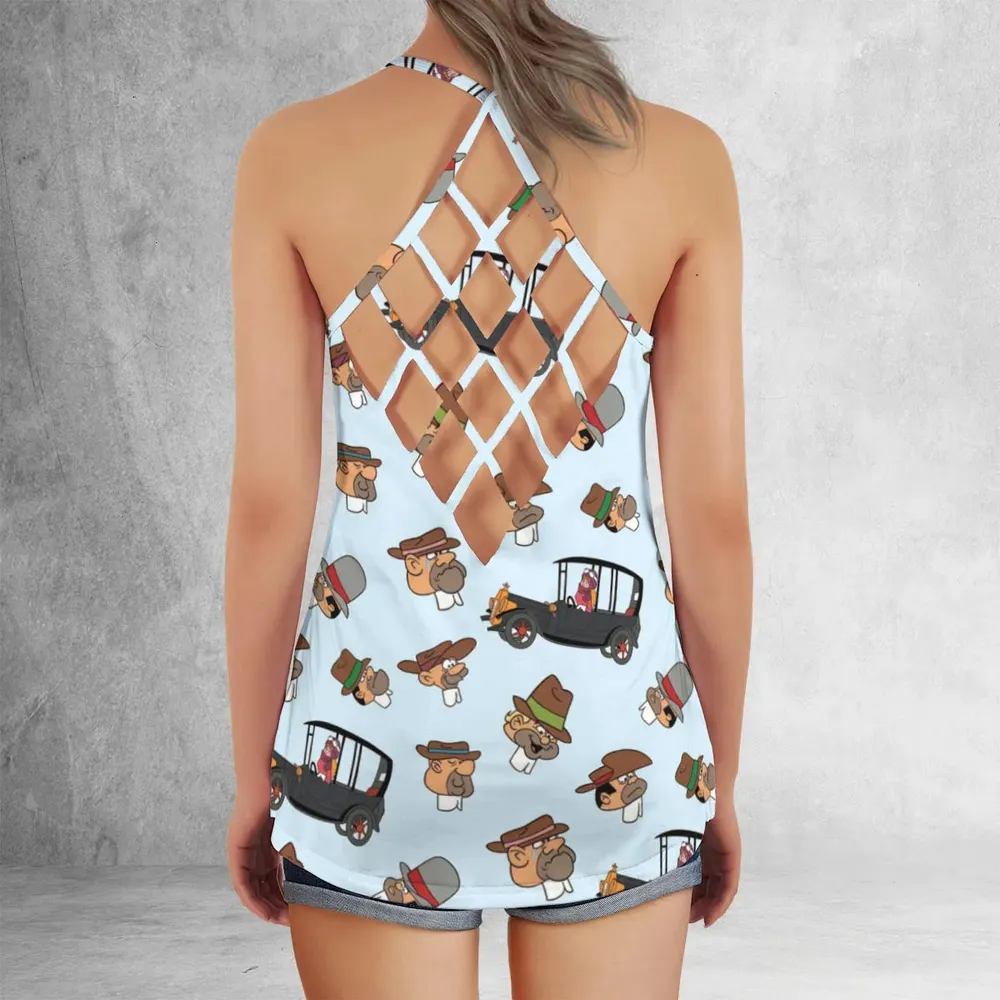 The Perils of Penelope Pitstop Criss Cross Tank Top - 3