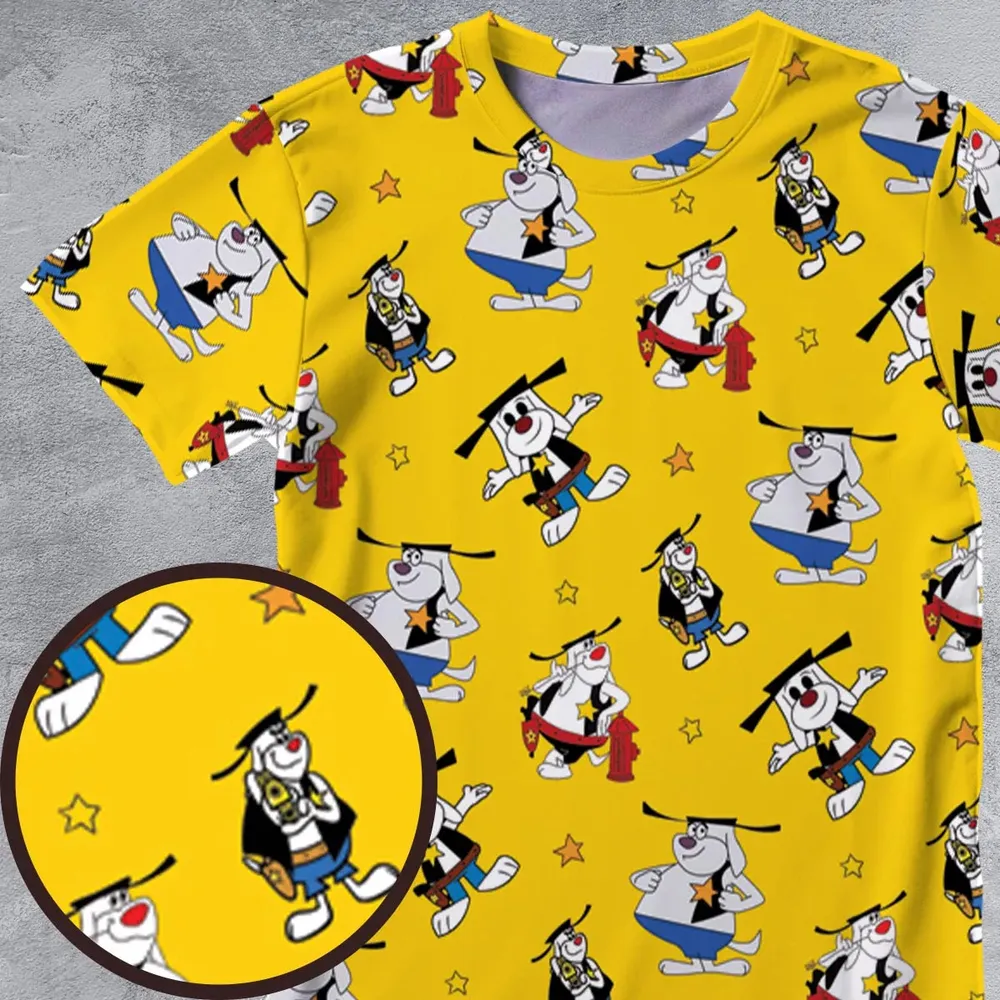 Sheriff Swag Deputy Dawg All-Over Print Unisex T-Shirt - 4