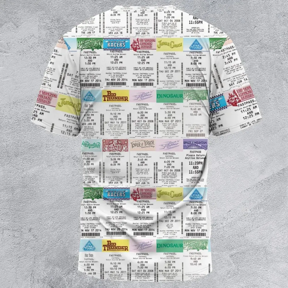 Fastpass All-Over Print Unisex T-Shirt - 2