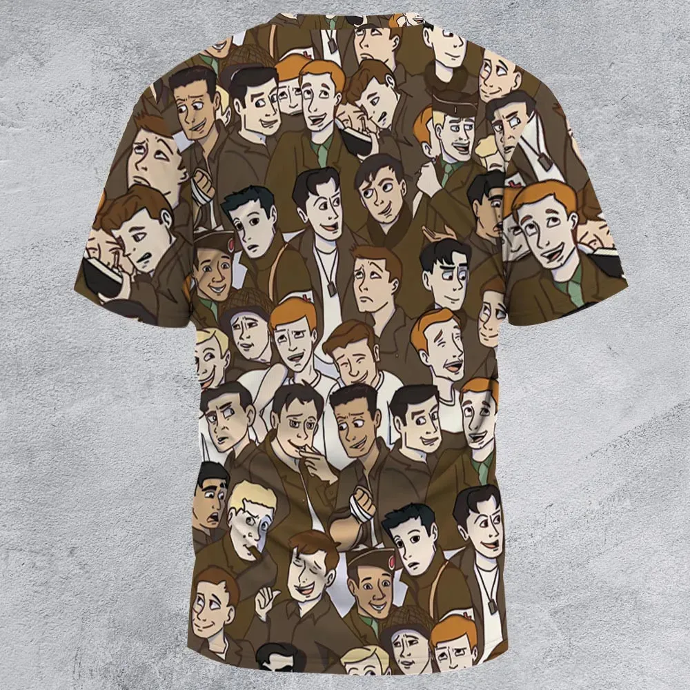 Band Of Brothers All-Over Print Unisex T-Shirt - 2