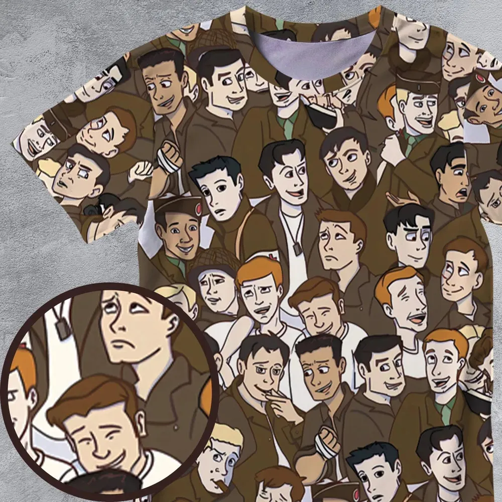 Band Of Brothers All-Over Print Unisex T-Shirt - 4