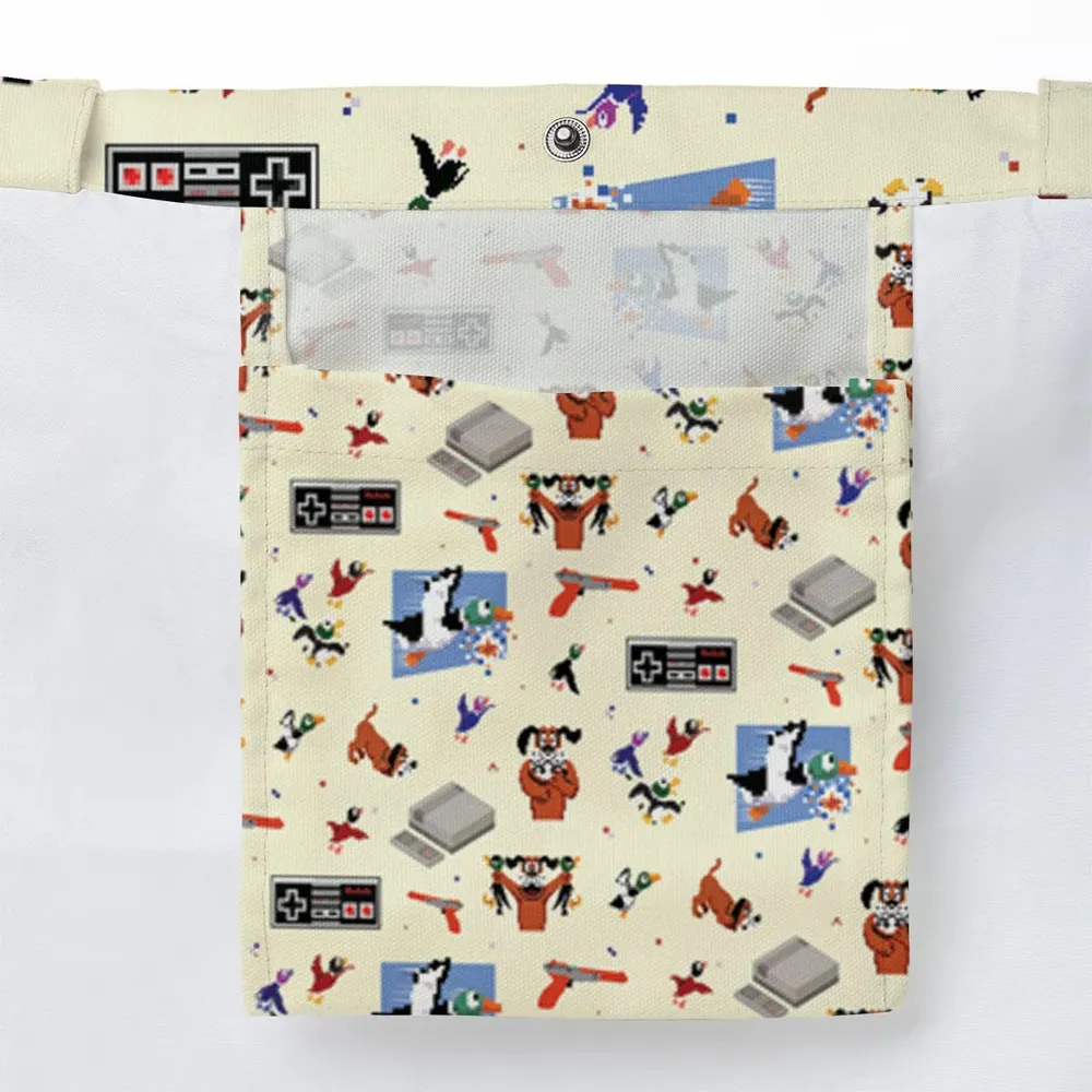 Retro Video Game Duck Hunt Large Tote Bag - 3