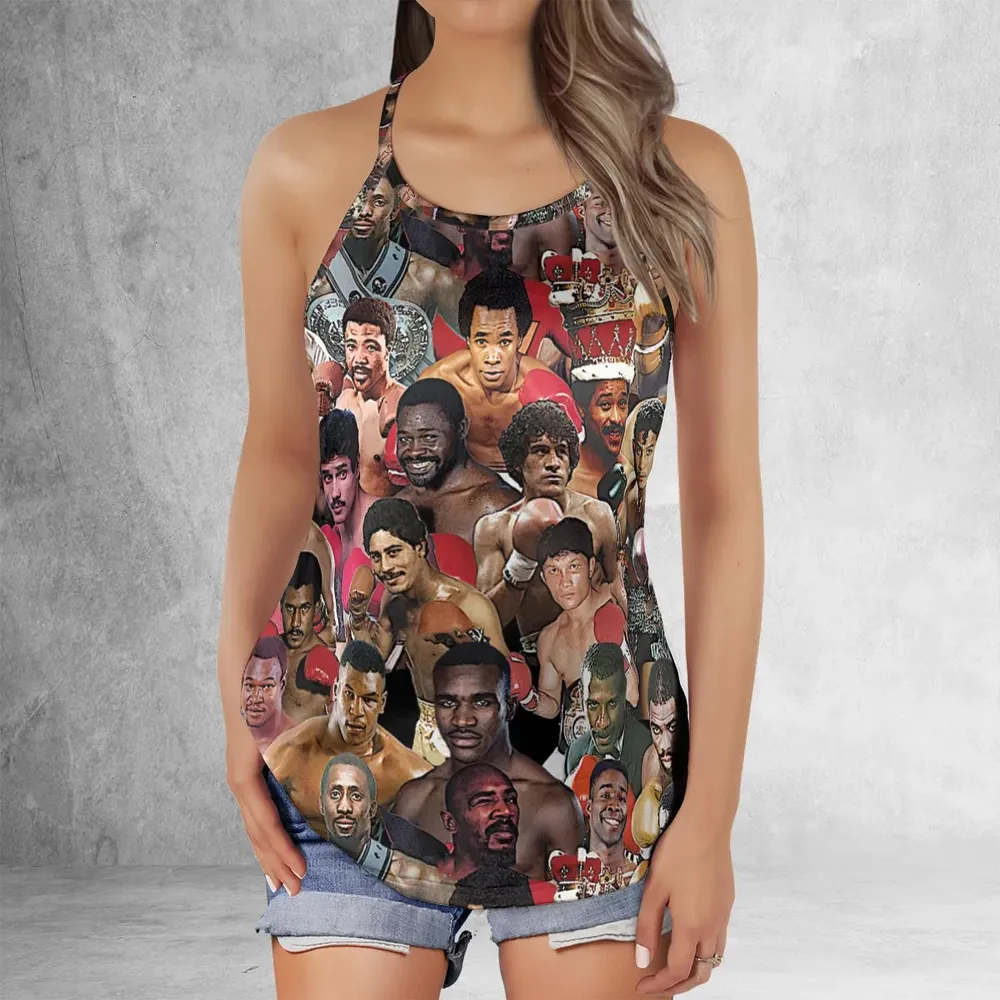 Fight Night Fit Boxing Legends Criss Cross Tank Top - 2
