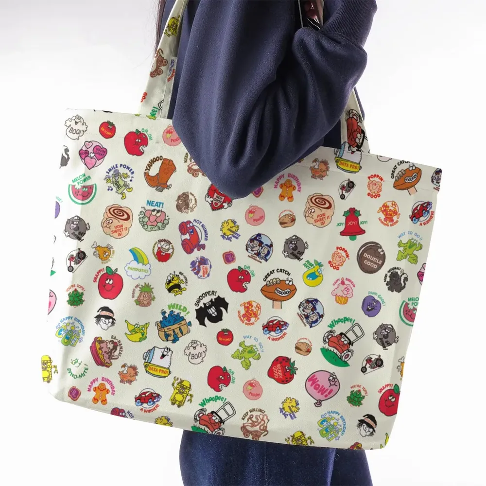 Vintage Trend Matte Scratch & Sniff Large Tote Bag - 2