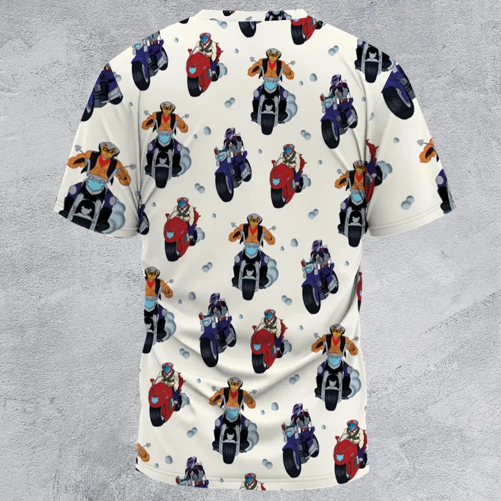 Biker Mice Characters All-Over Print Unisex T-Shirt - 2