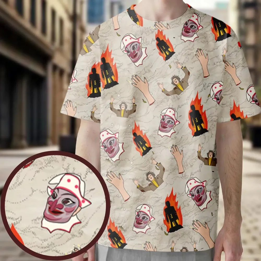 The Wicker Man Pattern All-Over Print Unisex T-Shirt - 3