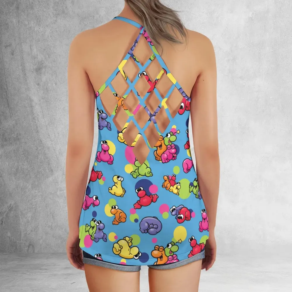 Nerds Candy Kids Criss Cross Tank Top - 3