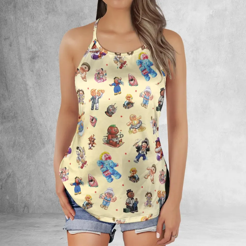 90s Garbage Pail Kids Criss Cross Tank Top - 2