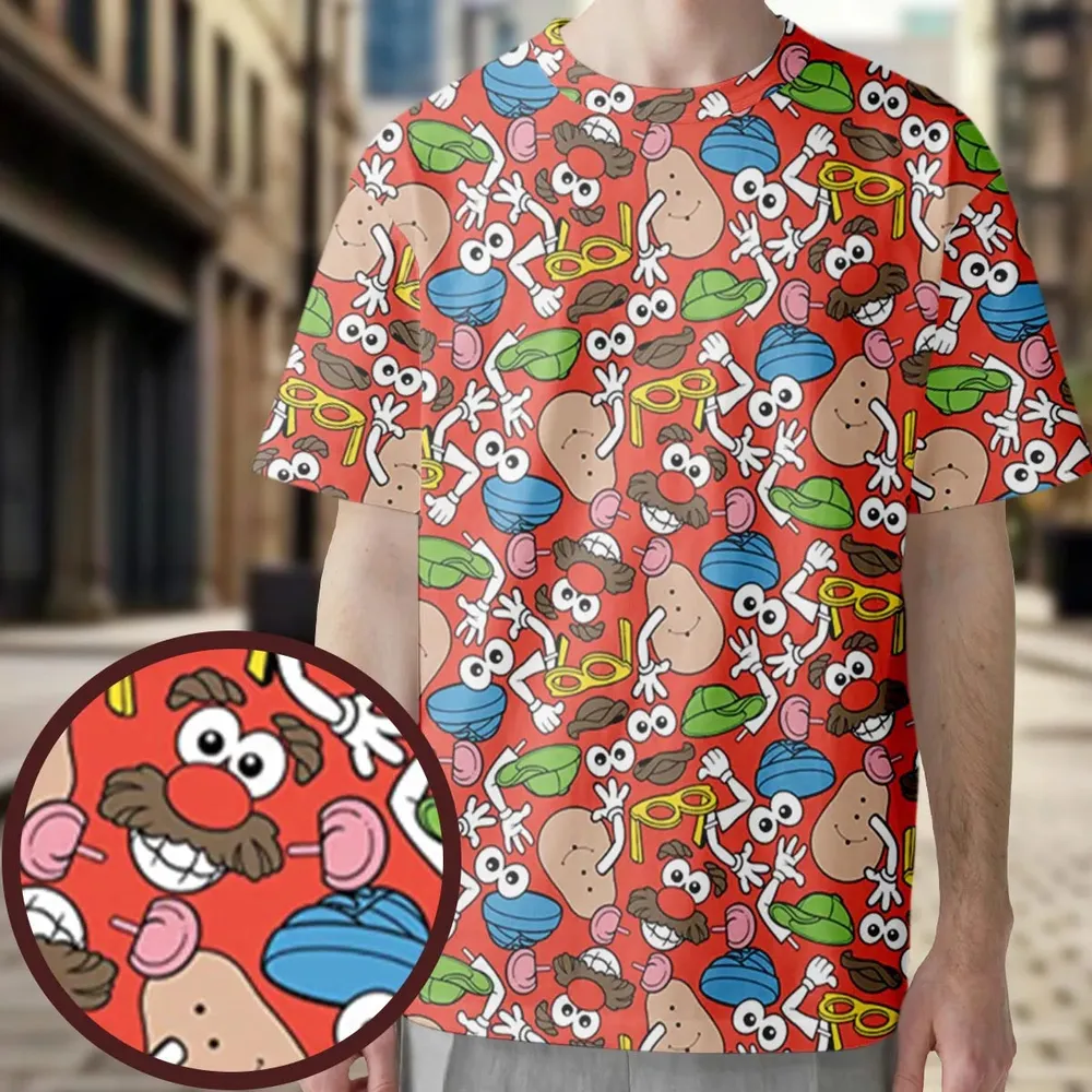 Potato Head All-Over Print Unisex T-Shirt - 3