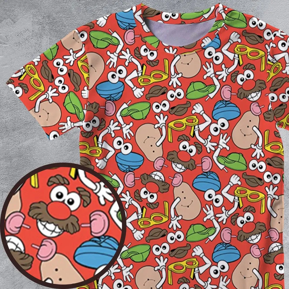 Potato Head All-Over Print Unisex T-Shirt - 4