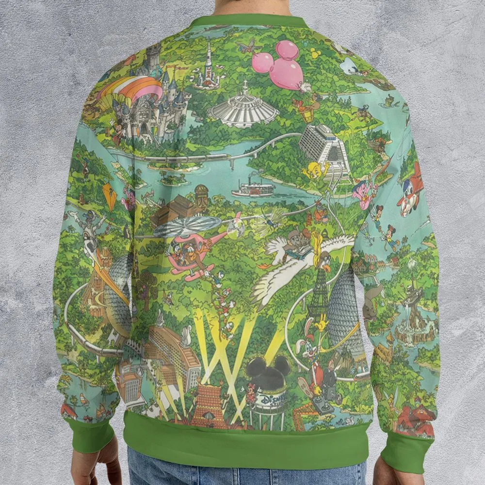 All-over Print Sweatshirt -  - 2