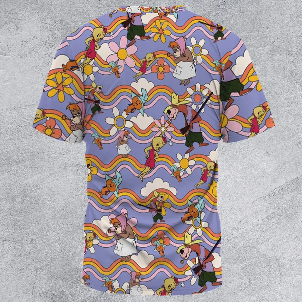 The Hillbilly Bears All-Over Print Unisex T-Shirt - 2