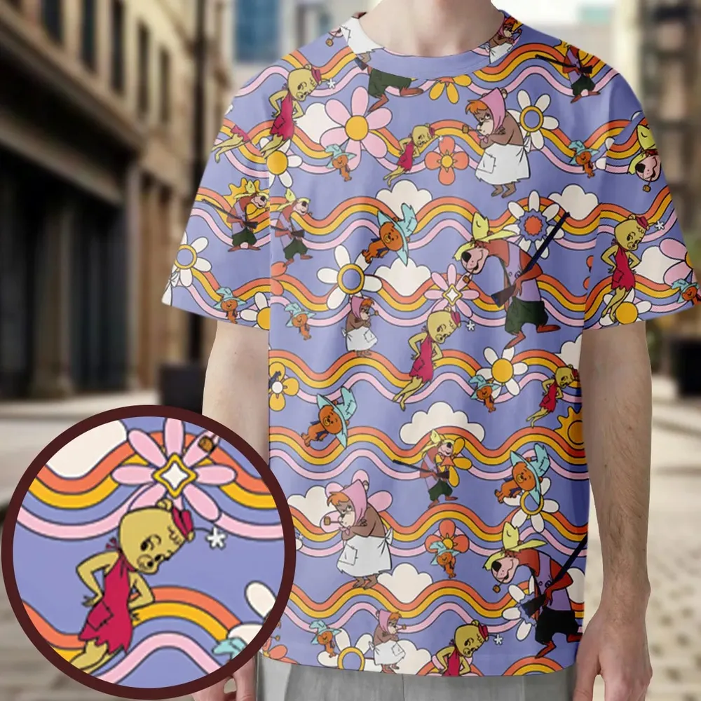 The Hillbilly Bears All-Over Print Unisex T-Shirt - 3